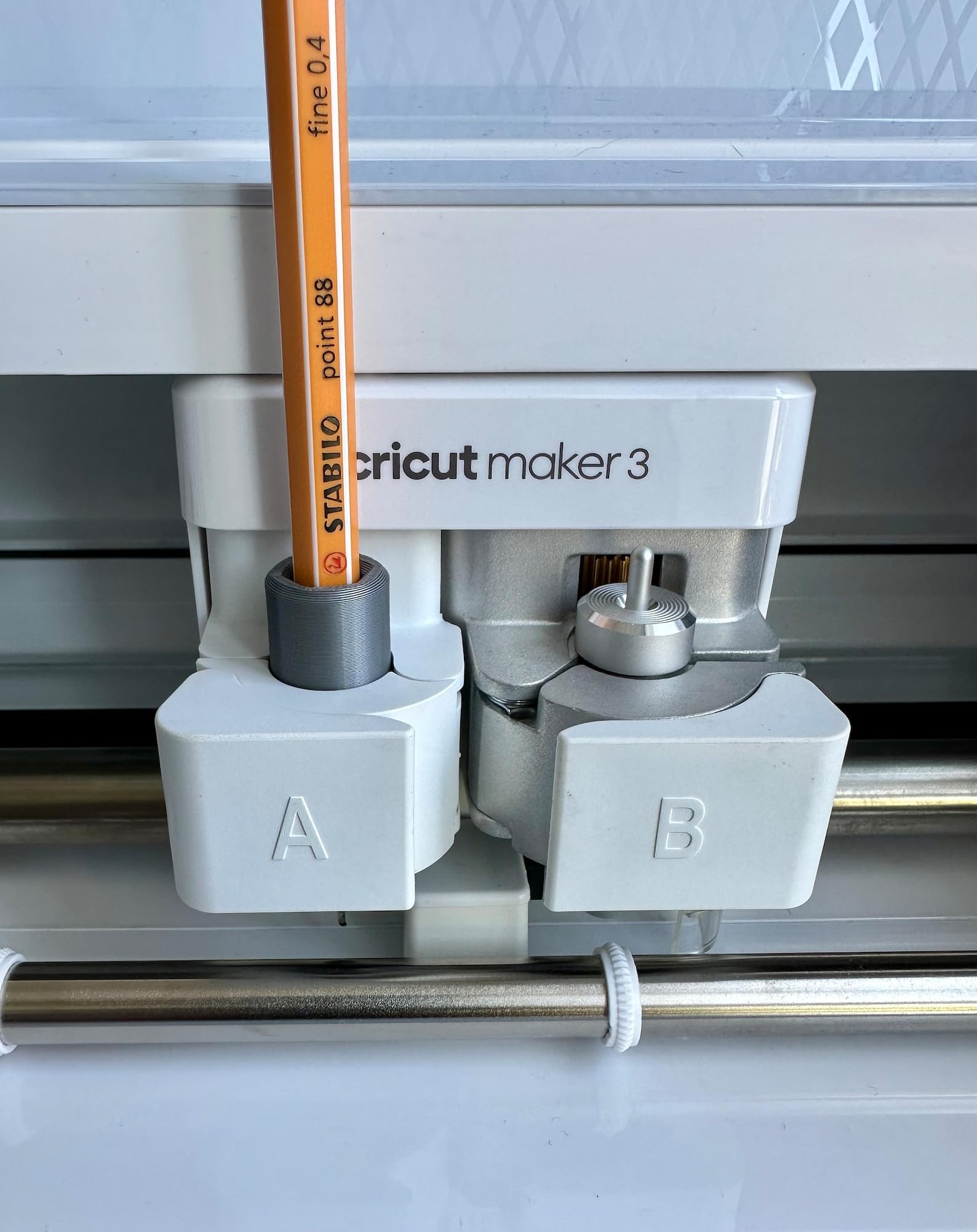 Adaptateur porte-stylo pour Stabilo 0.4 Point 88+68 compatible avec Cricut Maker et Maker3, adaptateur de stylo