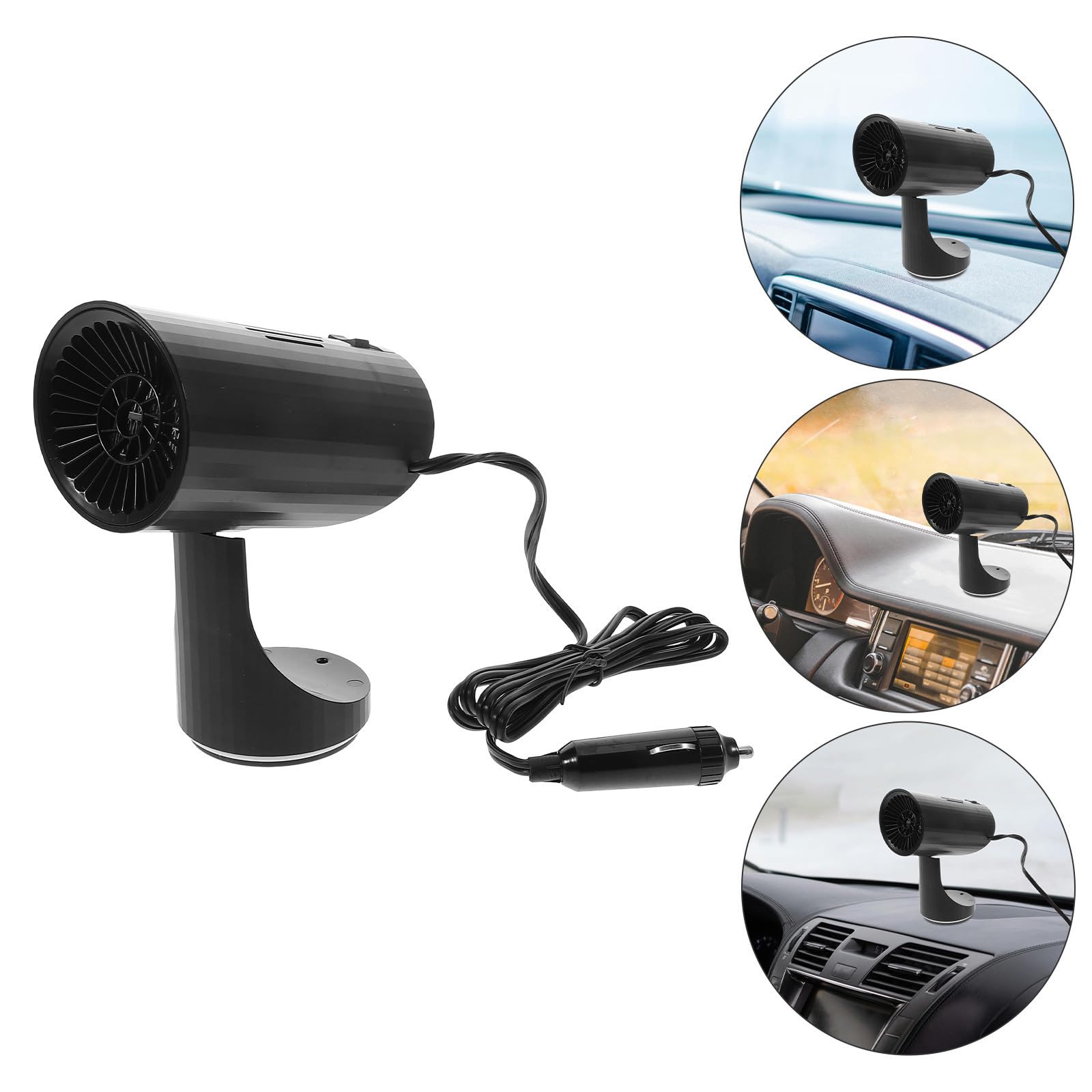 POPETPOP Calentador Portátil para Coche 12v Purificación de Aire y Calentamiento Rápido, Desempañador y Descongelador de Parabrisas para Conducción en Invierno