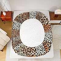 Vista 217 de jejeloiu Sea Turtle Sheet Set Ocean Creature Themed Sheets with Deep Pocket Fitted Sheet Sea Underwater World Bed Sheets Set Bed Reptile Tortoise