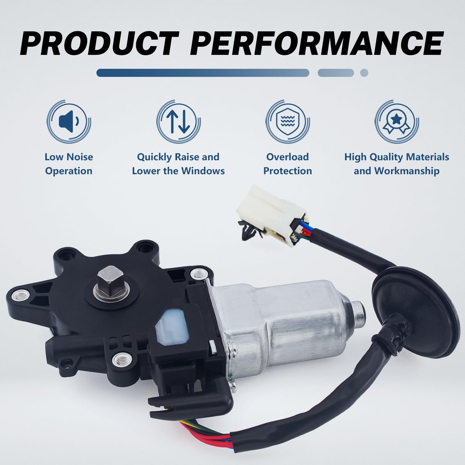 KELOKE Power Window Lift Motor with Anti-Clip Function Compatible with Infiniti G35 2003-2007 (Coupe) 2003-2006 (Sedan) & Nissan 350Z 2003-2009, Front Passenger Side, Replace # 80730-CD00A 742-512