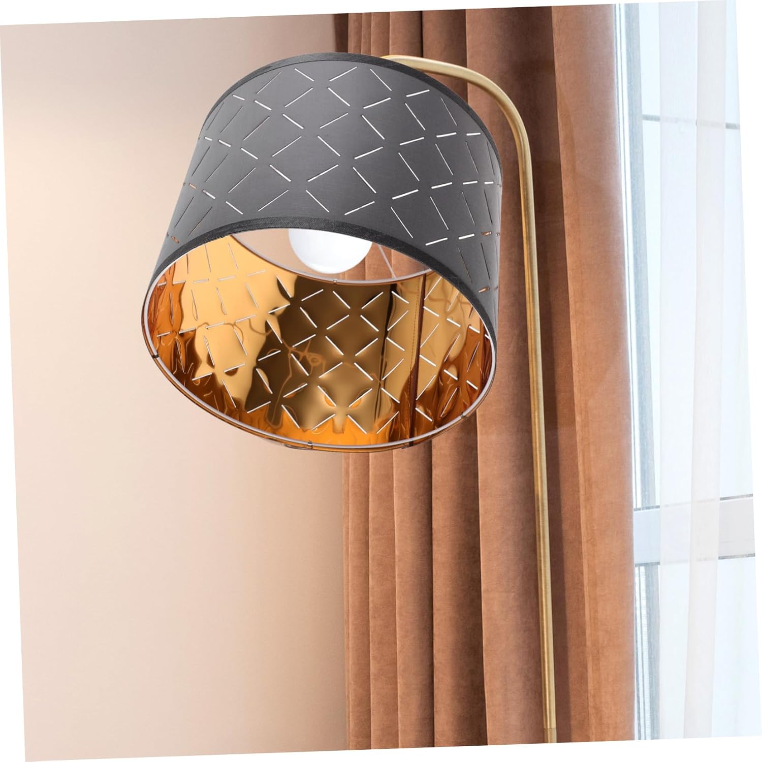 Decorative Half Irregular Lampshade Stylish Replacement for Table and Ceiling Lights for Use