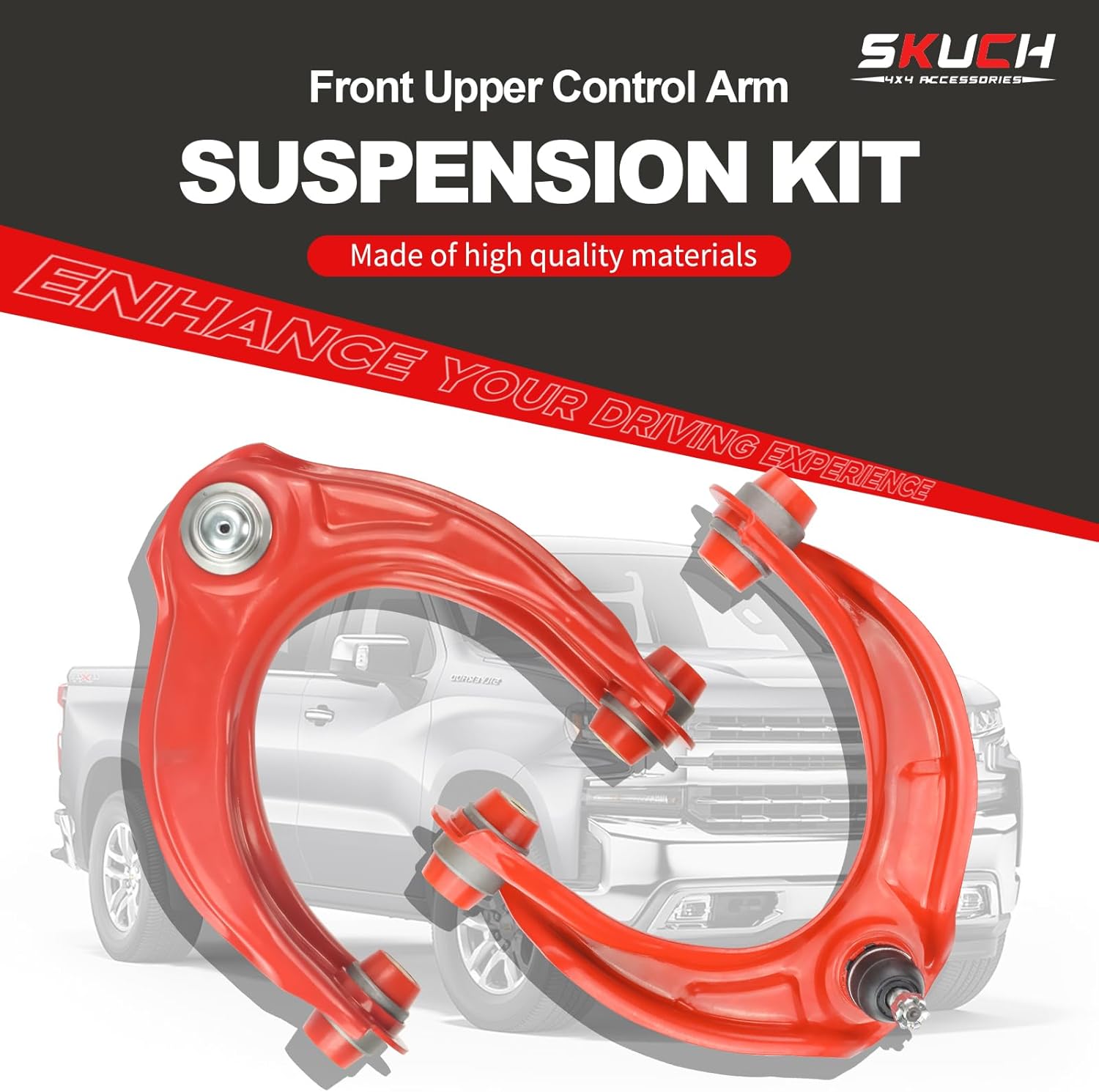 Front Upper Control Arms with Ball Joints for 2008-2012 Honda Accord & 2009-2014 Acura TSX TL, 2PCS Suspension Assembly Replacement Pair - K620614 K620615