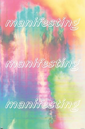 Trends International Póster de pared de arcoíris manifestante, 34 pulgadas de largo x 22.4 W, versión sin marco