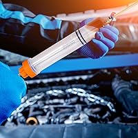 Vista 5 de Gisafai Bomba de Extractor de Líquido Automotriz Manual de 200cc Jeringa de Extractor de Aceite para Limpiador Manual de Gasolina para Dirección