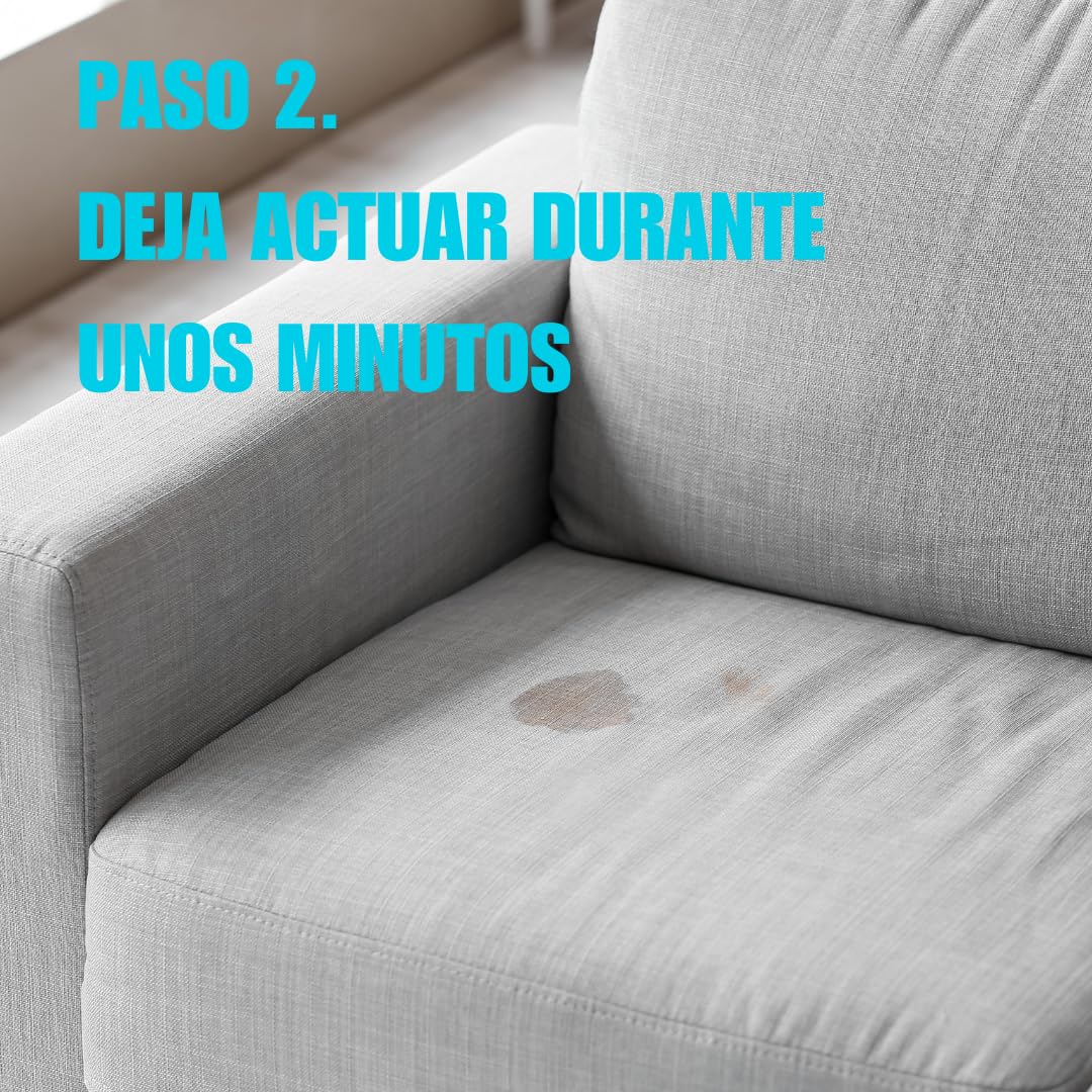 Limpiador Quitamanchas para Tapicerías, Alfombras y Telas | Elimina Manchas Difíciles | Acaba con malos olores (5 Litros)