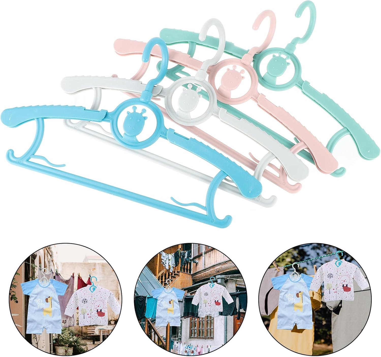 Yardwe 20pcs Clothes Hangers Non-Slip Hanger Set for Newborns Closet Organization for Home Use