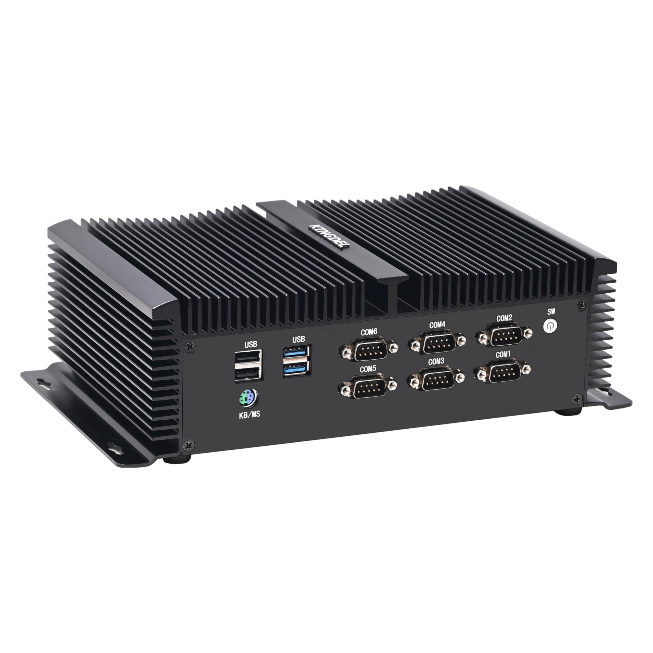 KINGDEL NC9000 Powerful Mini Industrial PC Fanless Computer Core i5-10200H/10300H Processor Max 4.10GHz 16GB DDR4 RAM 512GB NVMe SSD 4K 4096x2304 3xHD 6xCOM Full Metal Case WF+BT-image-23