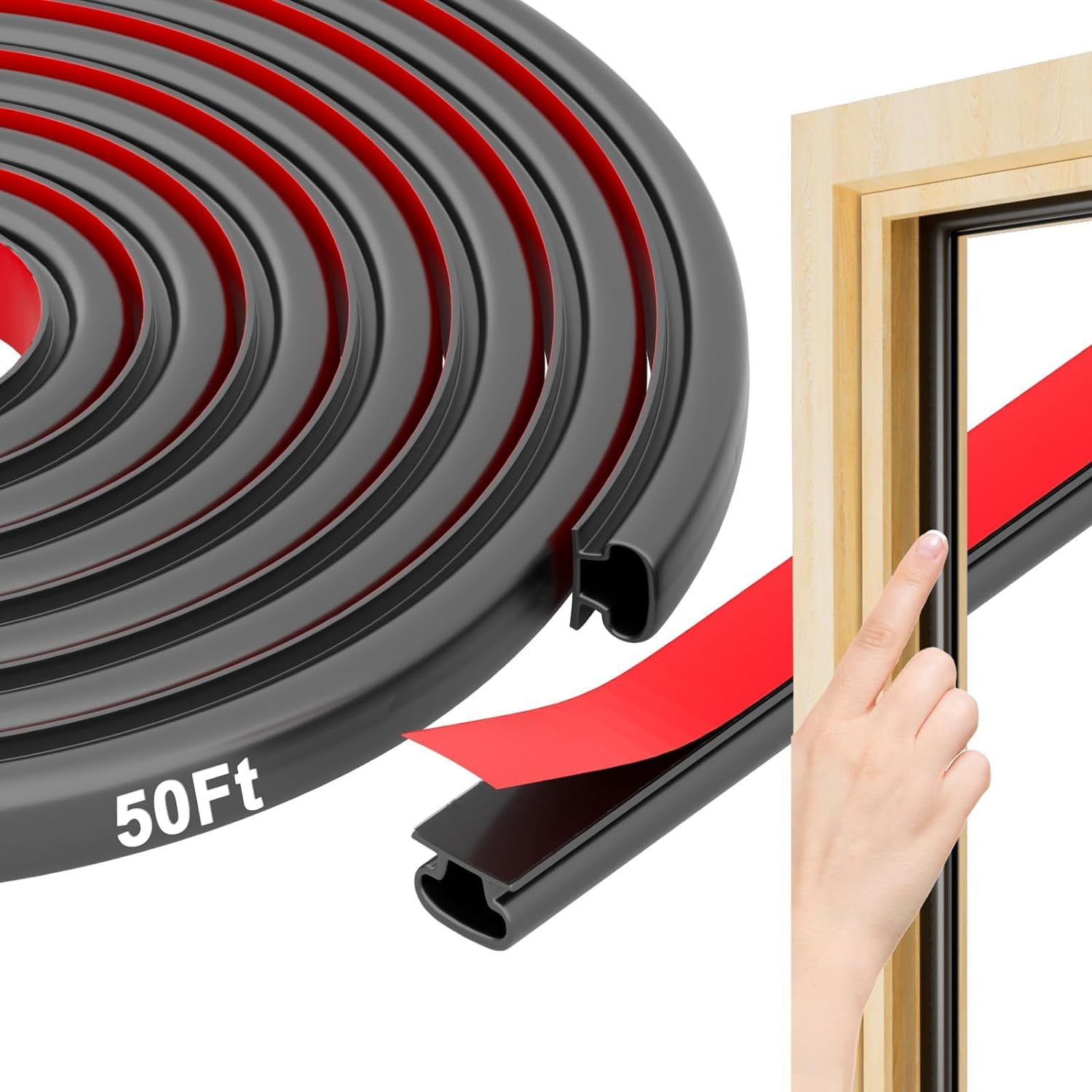 Tira De Sellado Para Puertas Y Ventanas De 5 M/10 M, Cinta De Sellado De Espuma Acústica Autoadhesiva, Burlete De Goma Aislante Resistente Al Viento – Compra Los Mejores Productos En La