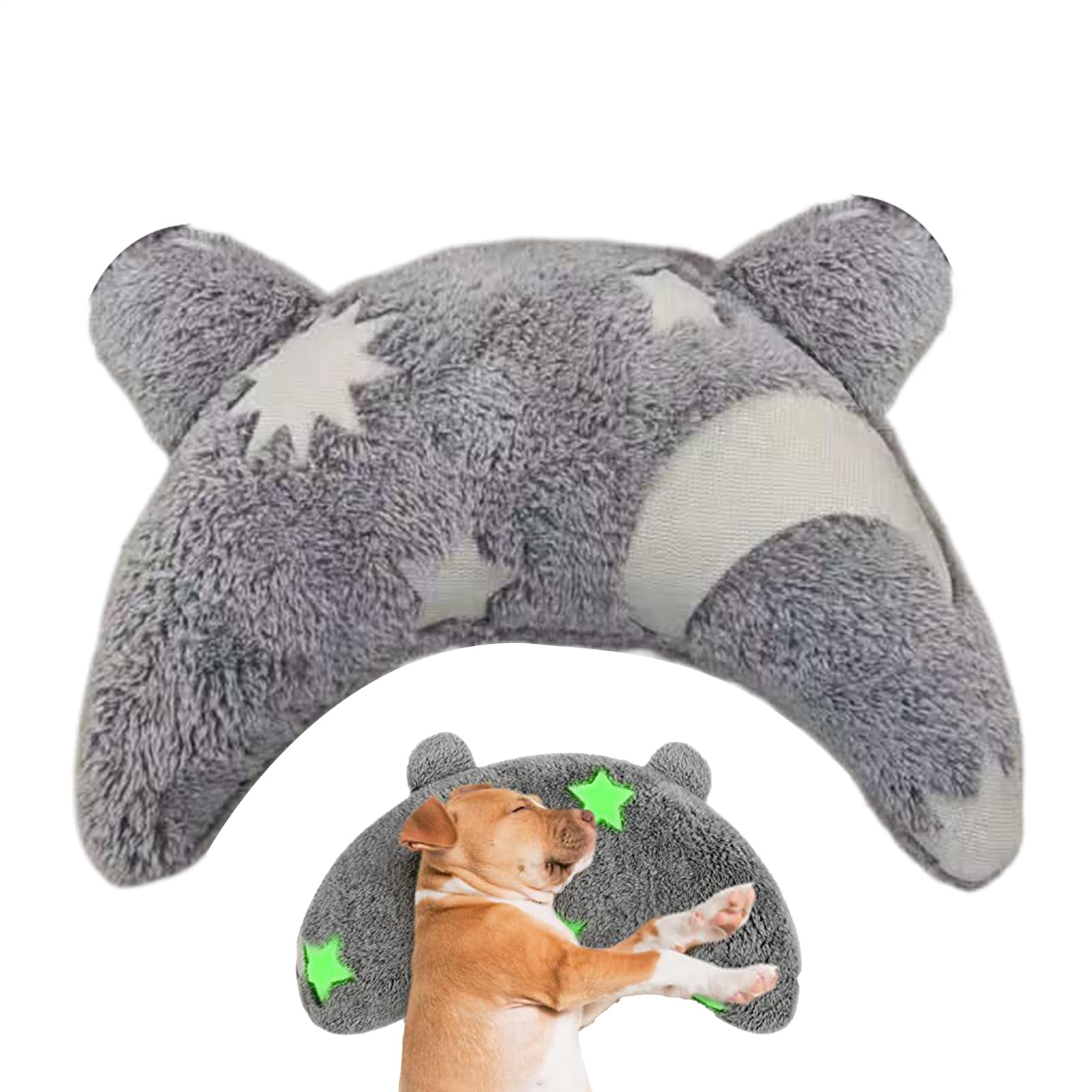 Cuscino calmante per cani, cuscino di supporto per il collo, cuscino ortopedico in memory foam, cuscino per cani in morbido pile anti ansia, comodo aiuto cervicale per casa, letto, divano, cassa, uso