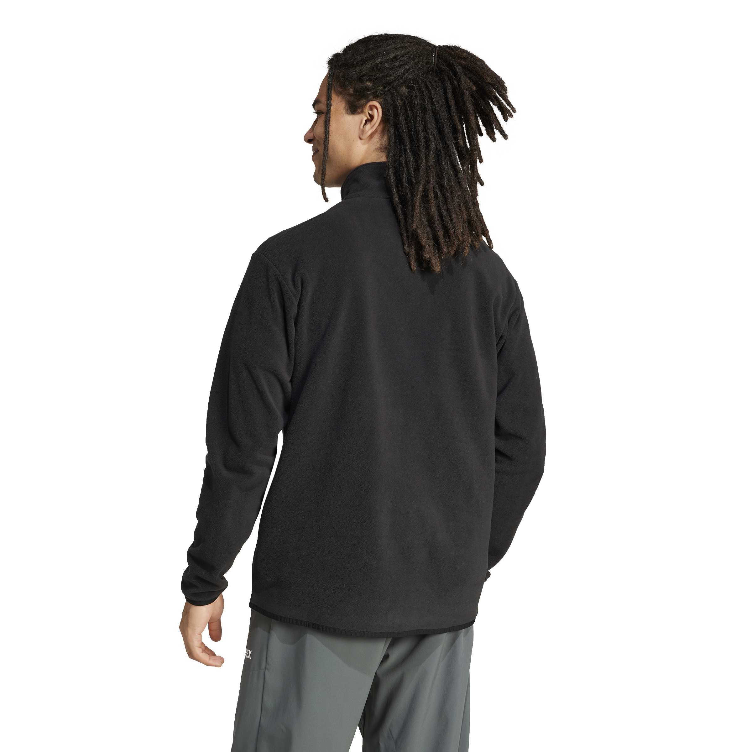 adidas Mężczyźni Terrex Multi Essentials Half Zip Fleece Jacket, black, M