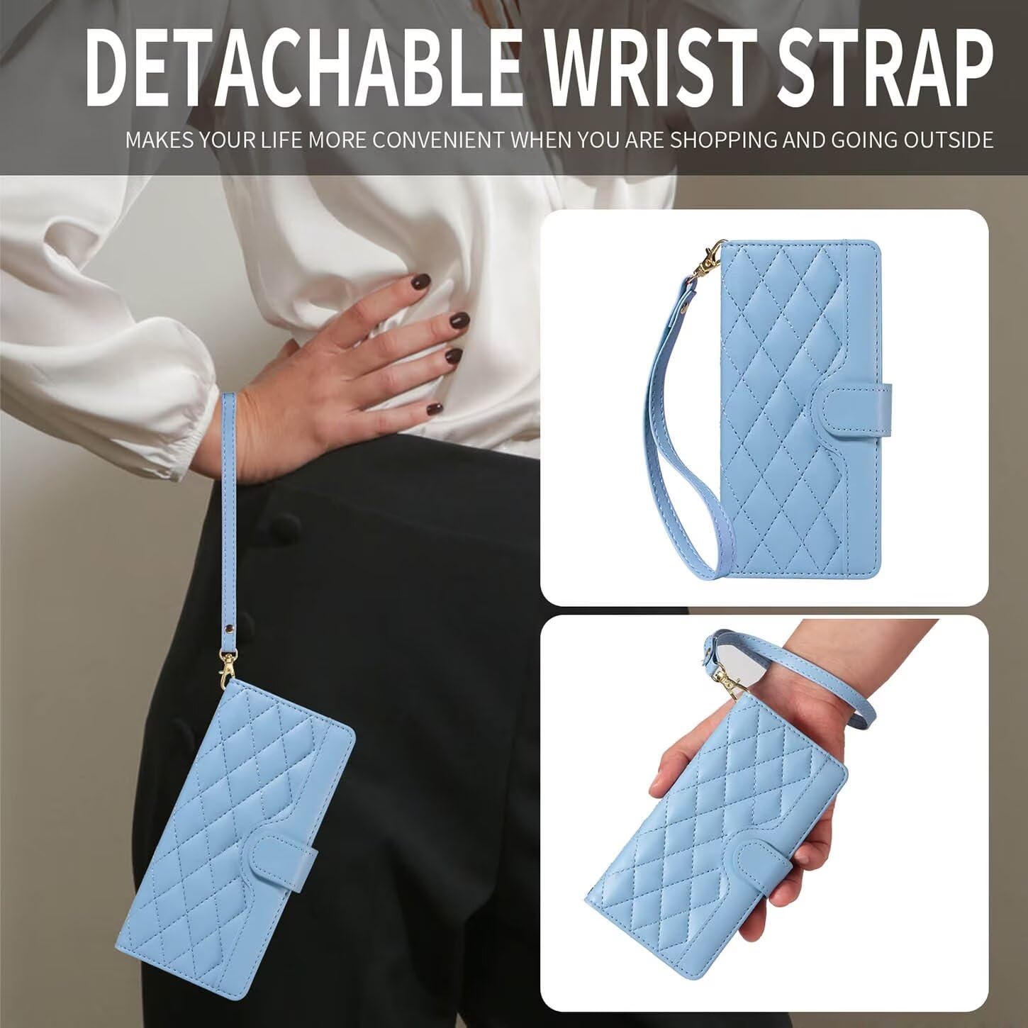 BAILI Magnetica Custodia Per Realme X50 PRO 5G, Cover Portafoglio - Foto 6