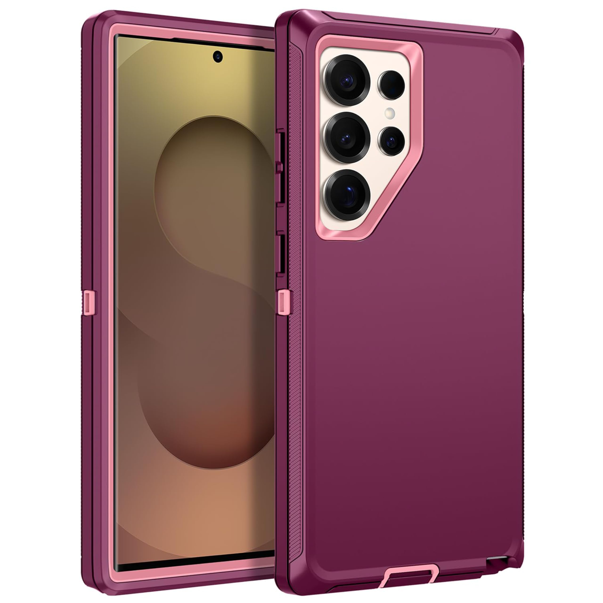 MXX Case Compatible with Samsung Galaxy s25 Ultra case, 3-Layer Super Full Heavy Duty Body Bumper Cover/Shock Protection/Dust Proof, Designed for