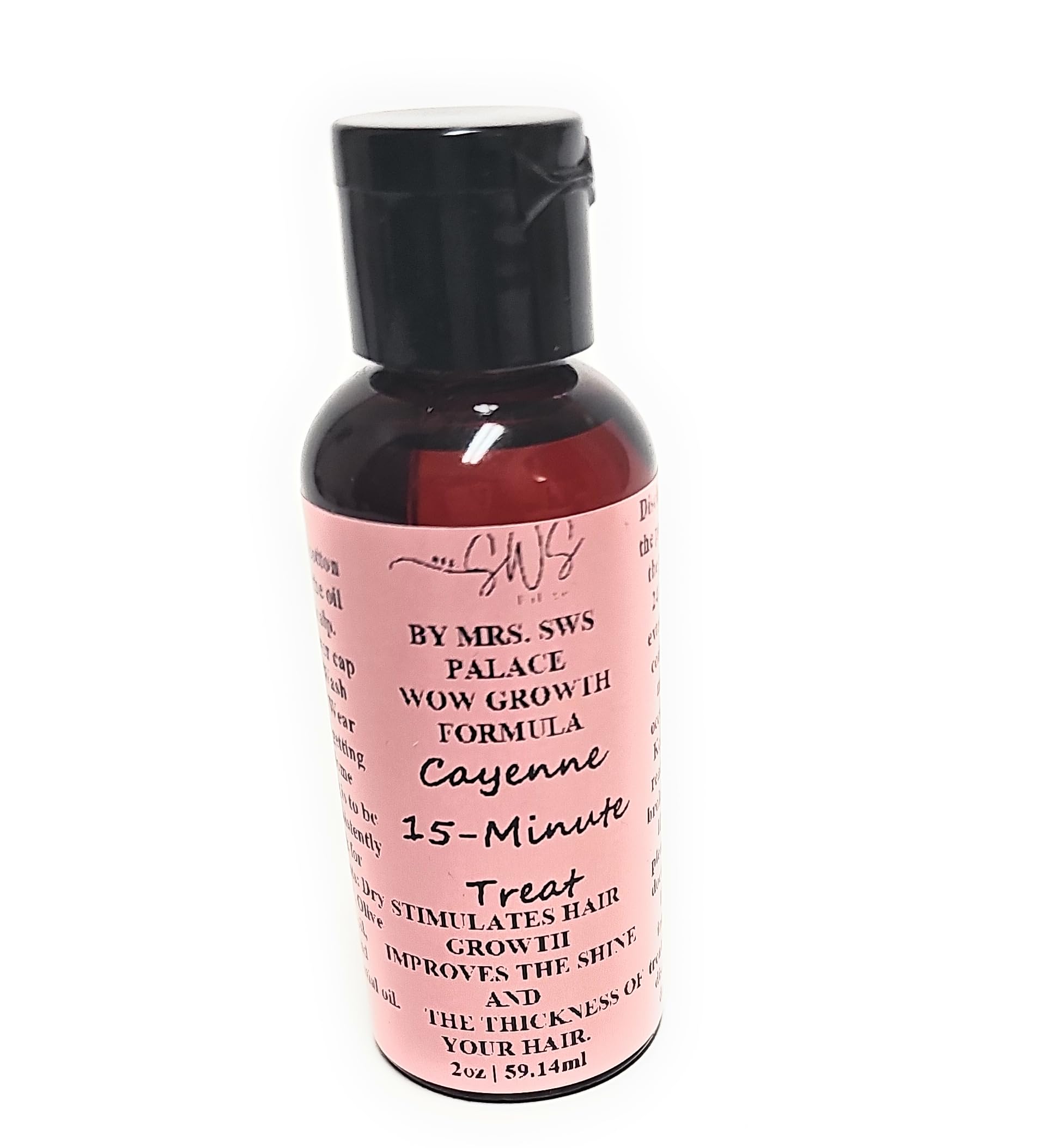 Cayenne Scalp Stimulator 15-Minute Treat Hair Growth Oil For Men & Women Can Improve The Shine And Thickness of Your Hair 100% Natural, 2oz