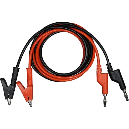 AST Labs Test Lead Set - Alligator Clips To Banana Plug, 15A, 1000V, 3ft Length (Model 998-020) 6 thumbnail image