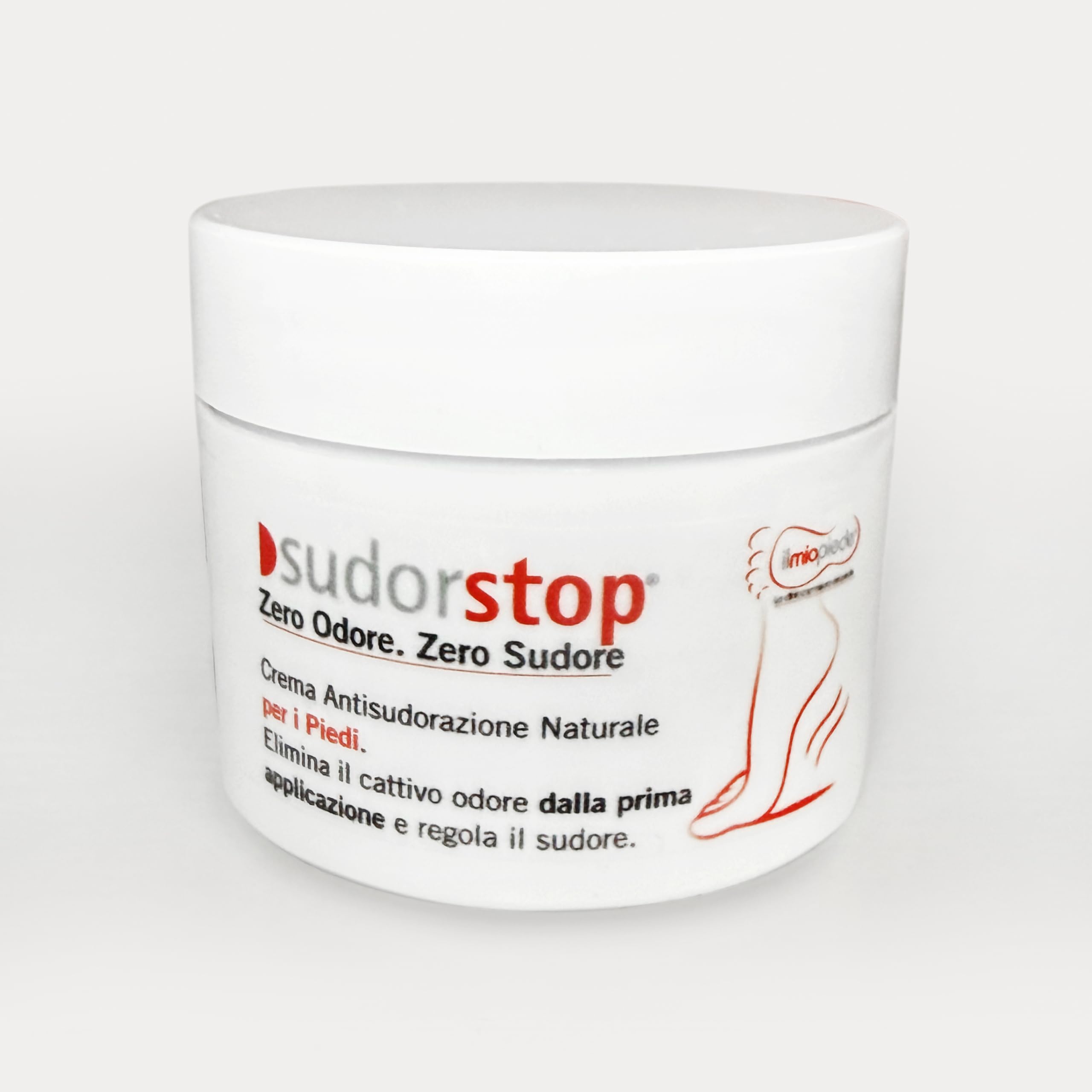 Sudorstop Crema para Pies - Reduce el Sudor Excesivo - Elimina el Mal Olor de los Pies - Todo Tipo de Calzado - Zapatos - Deportivas y Calcetines