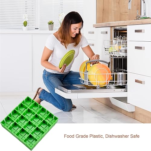 Miniatura 8 de Cortador de tomates cherry y uvas, corte medio o cuarto, 16 piezas a la vez, material de grado alimenticio, apto para lavavajillas, cortador de