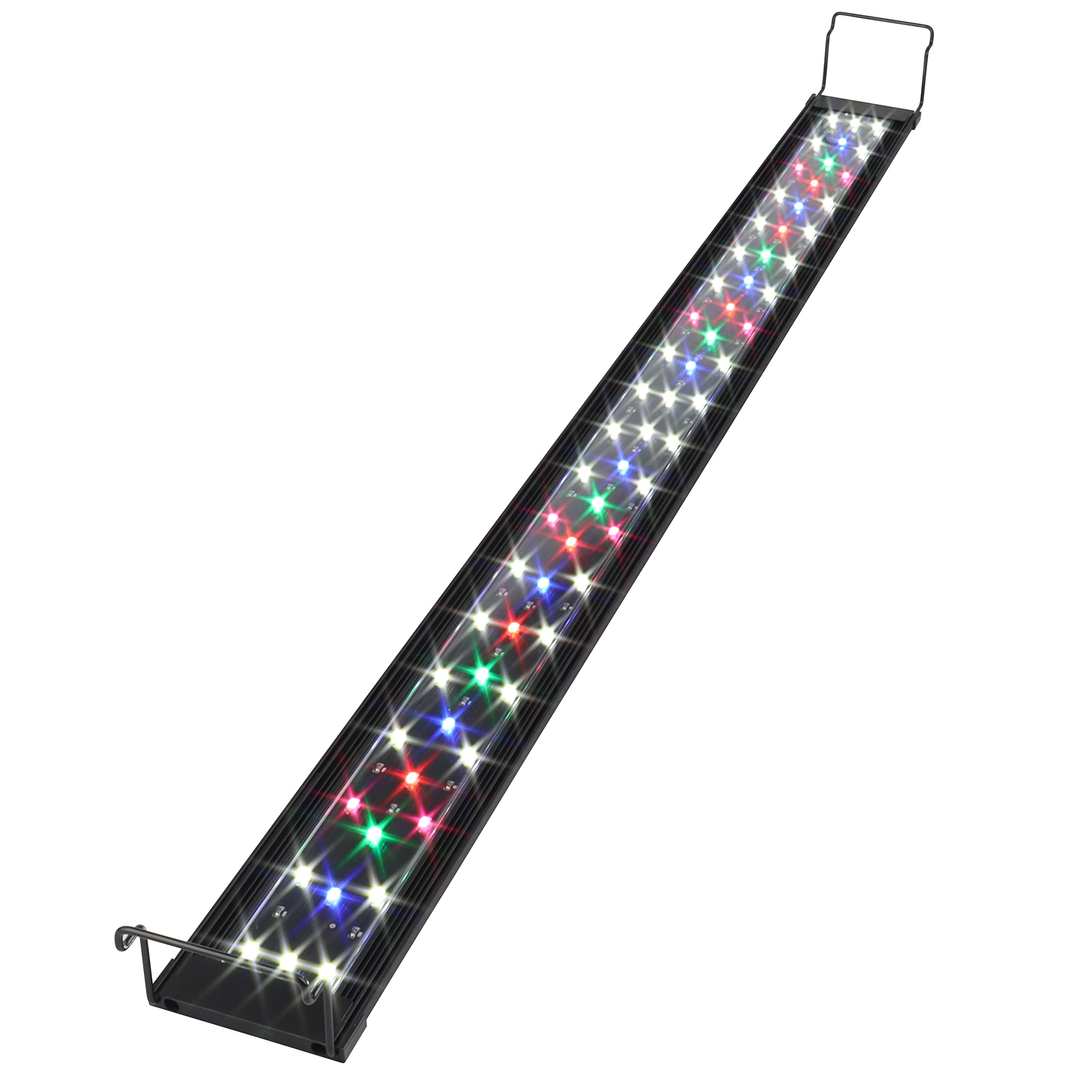 WaterRebirth Ultra-Slim Full Spectrum LED Aquarium Light with Adjustable Brackets,1250LM 30W for 36Inch to 42Inch Fish Tank Lighting Fresh Water