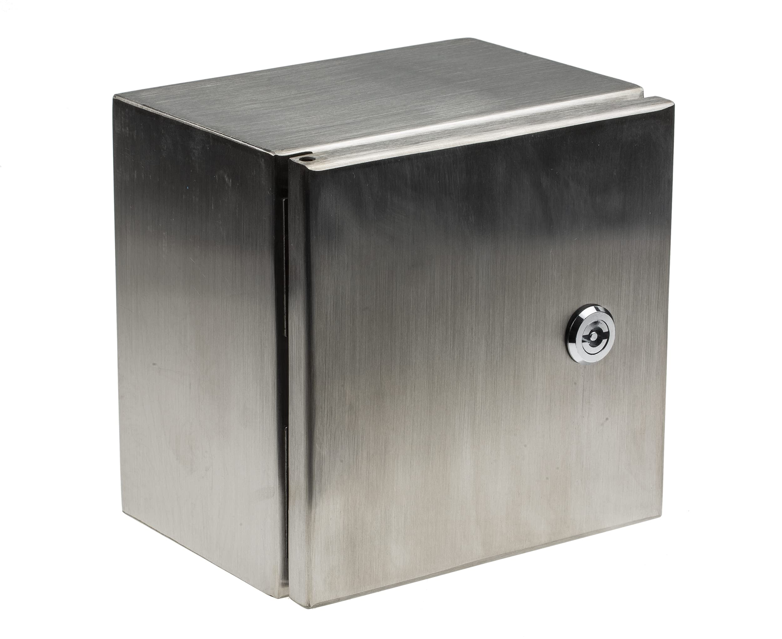 RS PRO Edelstahl Wandgehäuse IP66, HxBxT 200 mm x 200 mm x 150mm