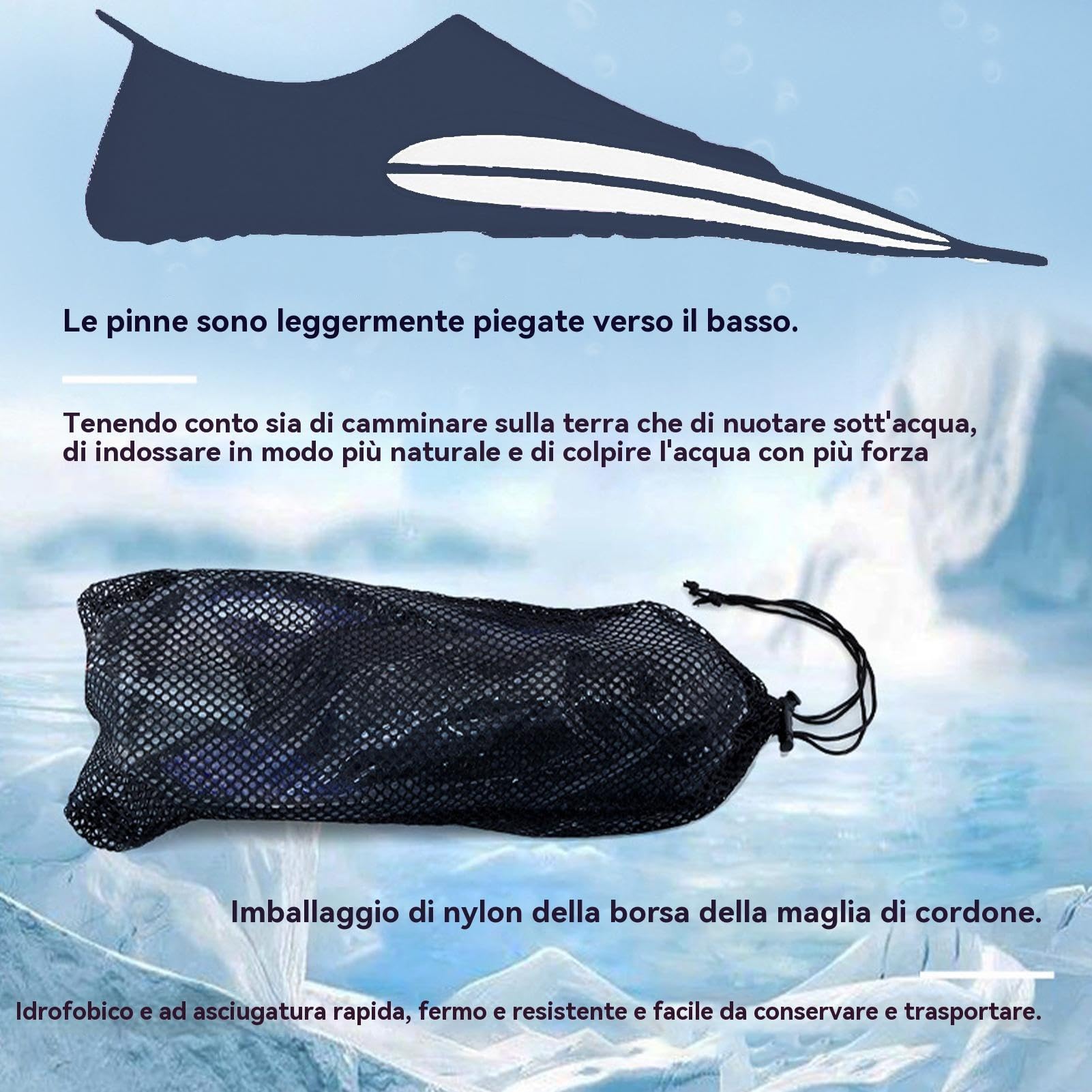 Aletas De Entrenamiento Para Natación: Aletas De Natación Con Corto, Pinn G | Aletas de esnórquel – Aletas flotantes para natación de hoja corta, equipo profesional para entrenamiento subacq