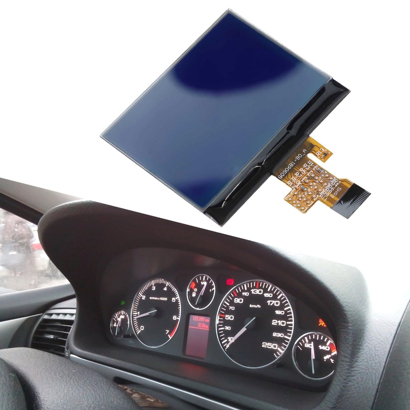 Pour tableau de bord LCD 407 pour panneau de compteur de vitesse 2004 2005 2006 2007 2008 2009 2010 Sedan Coupé SW A2C53119649