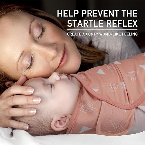 Miniatura 4 de Saco de dormir orgánico para bebé, paquete de 3 pañales para recién nacidos, artículos esenciales para bebés, bebés de 0 a 3 meses, 100% algodón,