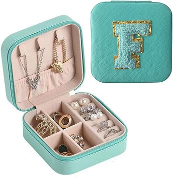 Travel Jewelry Organizer Box PU Leather Jewelry Travel Case