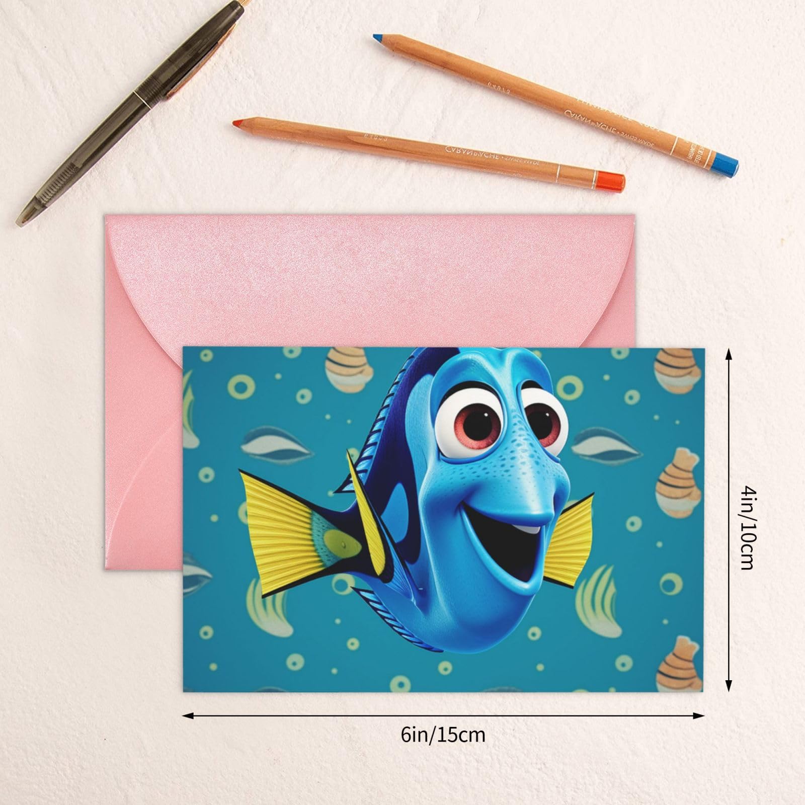 Decorably Biglietti per dipendenti con buste e adesivi, confezione da 24 biglietti di apprezzamento dei dipendenti con buste e adesivi, biglietti di apprezzamento vuoti per colleghi, 15,2 x 10,2 cm
