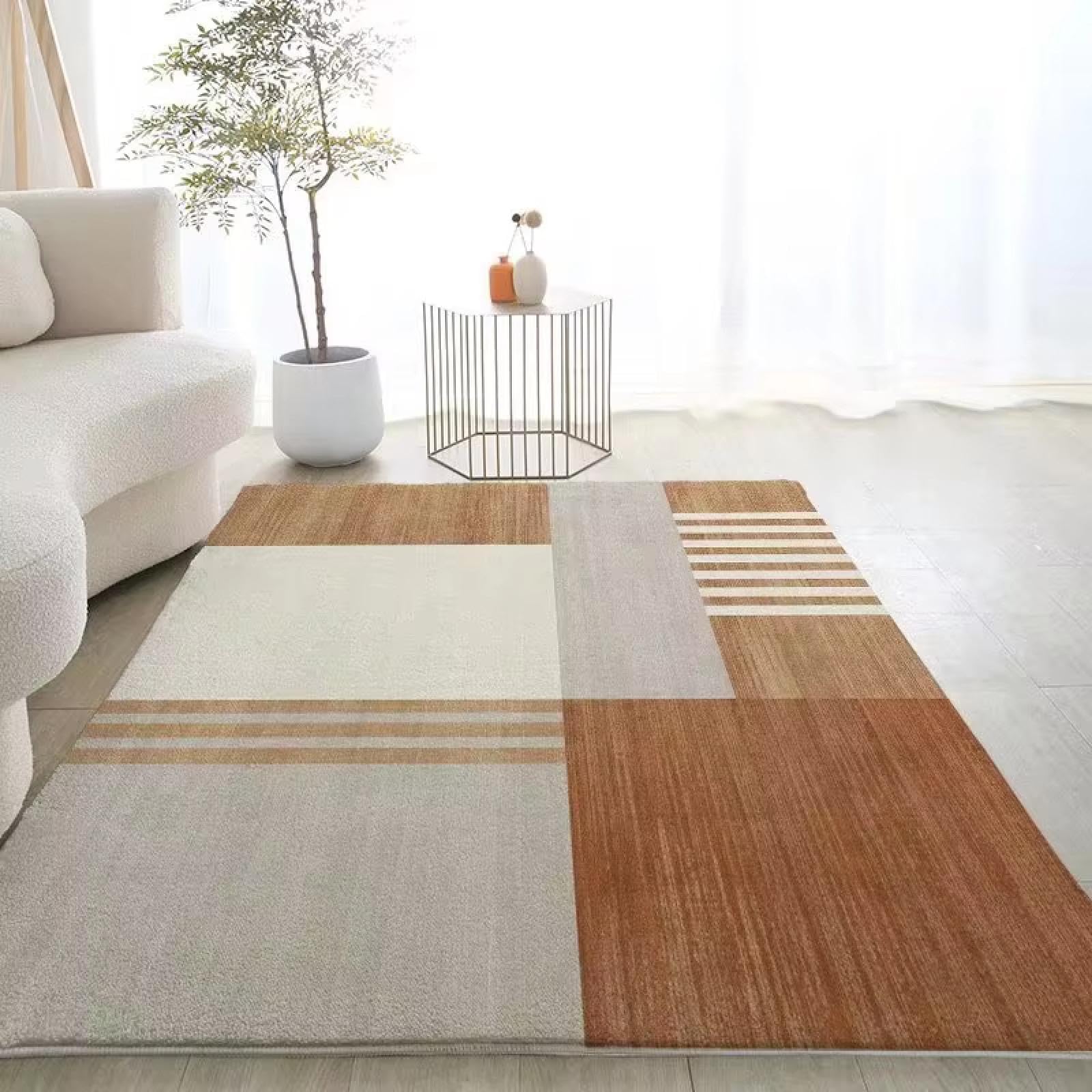 Alfombras para sala de estar decoración moderna de sofá y guardarropa