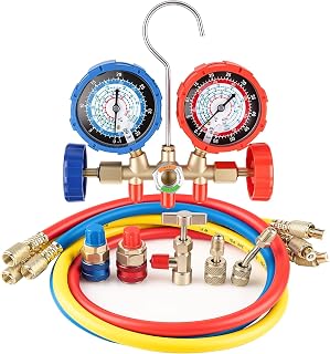 3 Way AC Manifold Gauge Set for Automotive & HVAC Systems