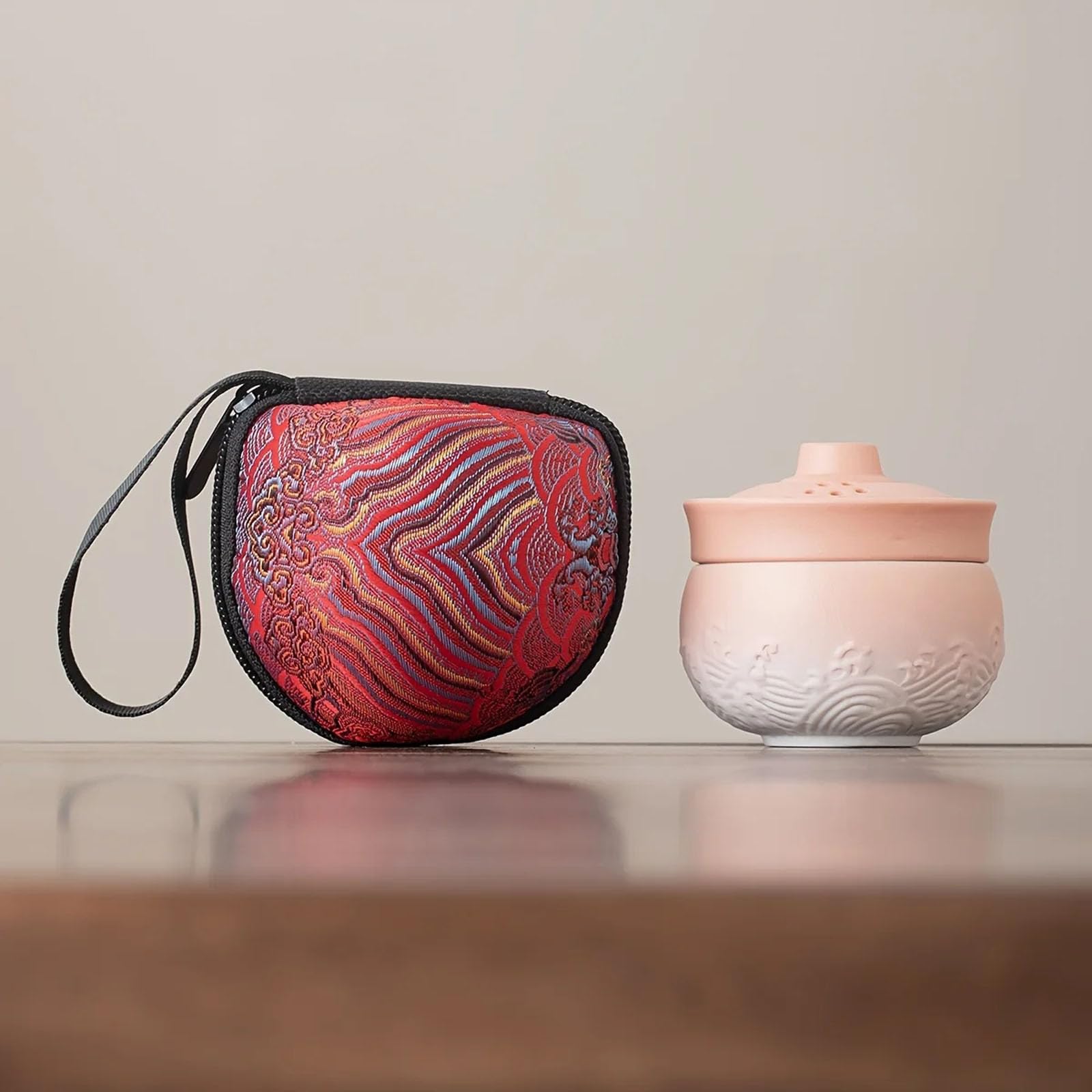 Ensemble de Brassage Portable, théière et Tasse à thé en, Green