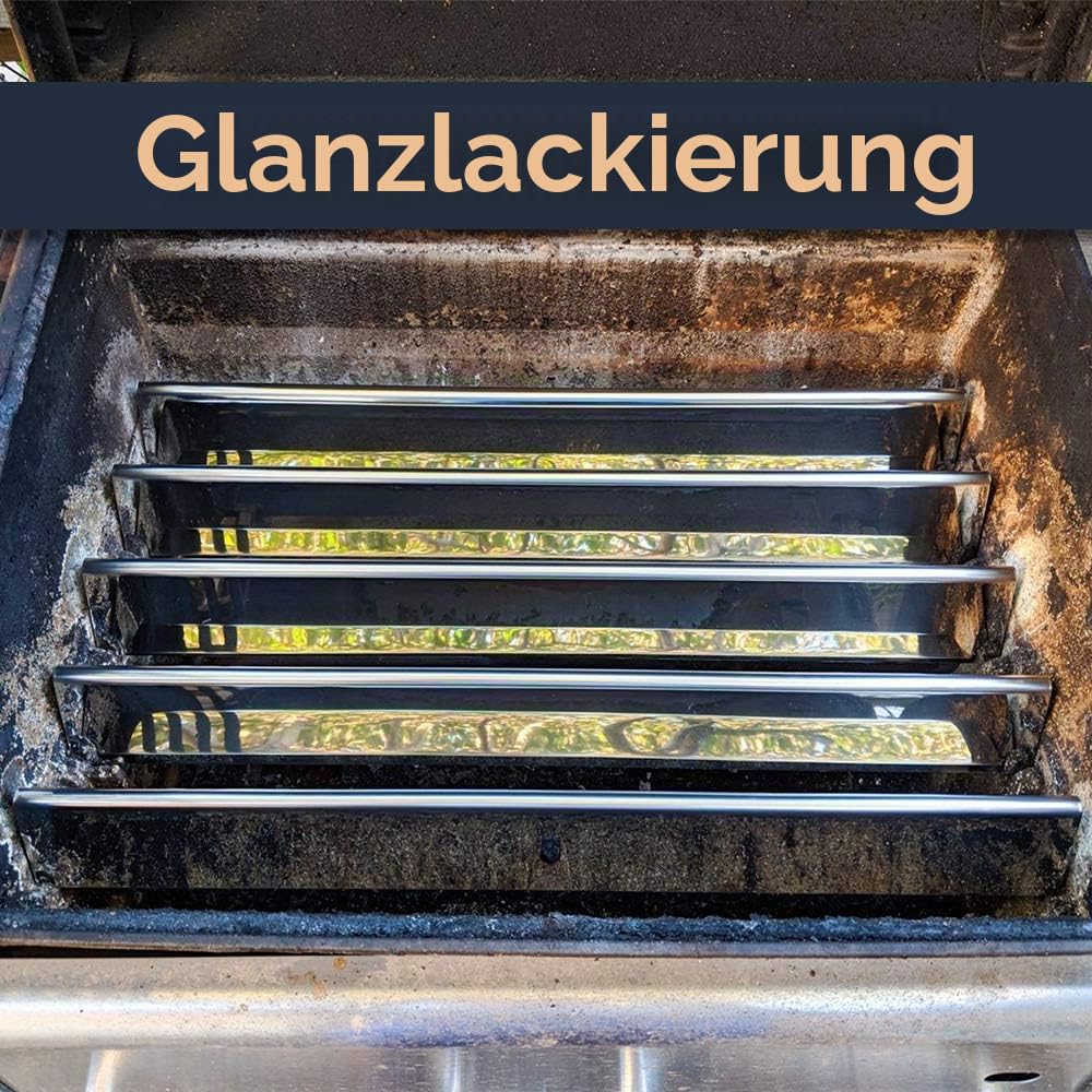 Edelstahl Flavorizer Bars Heizplatte für Weber Spirit 300 Serie Gasgrill (Vorderes Bedienfeld)-7636
