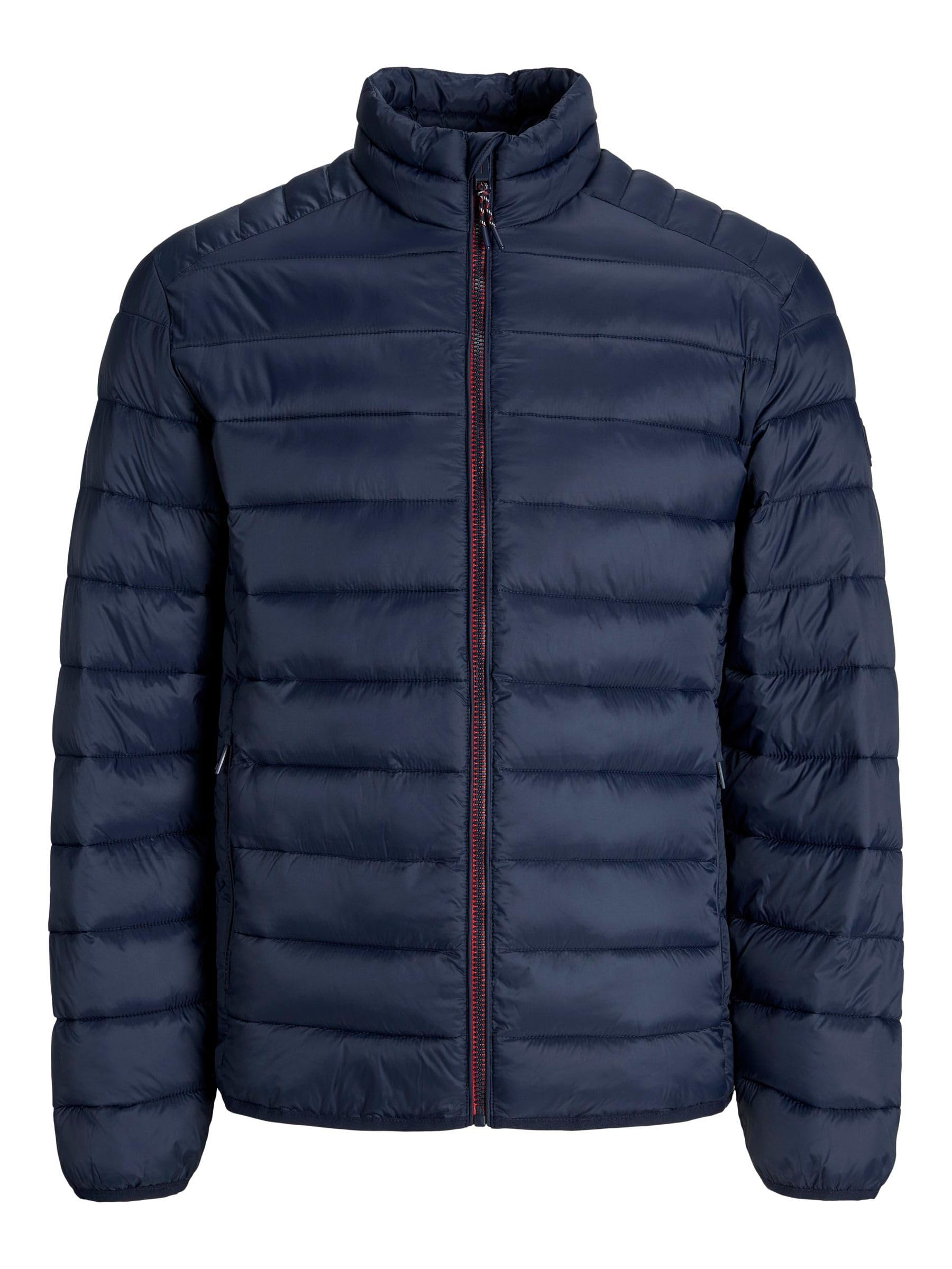 JACK & JONES mens JJEBRADLEY LIGHT PUFFER COLLAR NOOS Quilted Jacket M Sky Captain