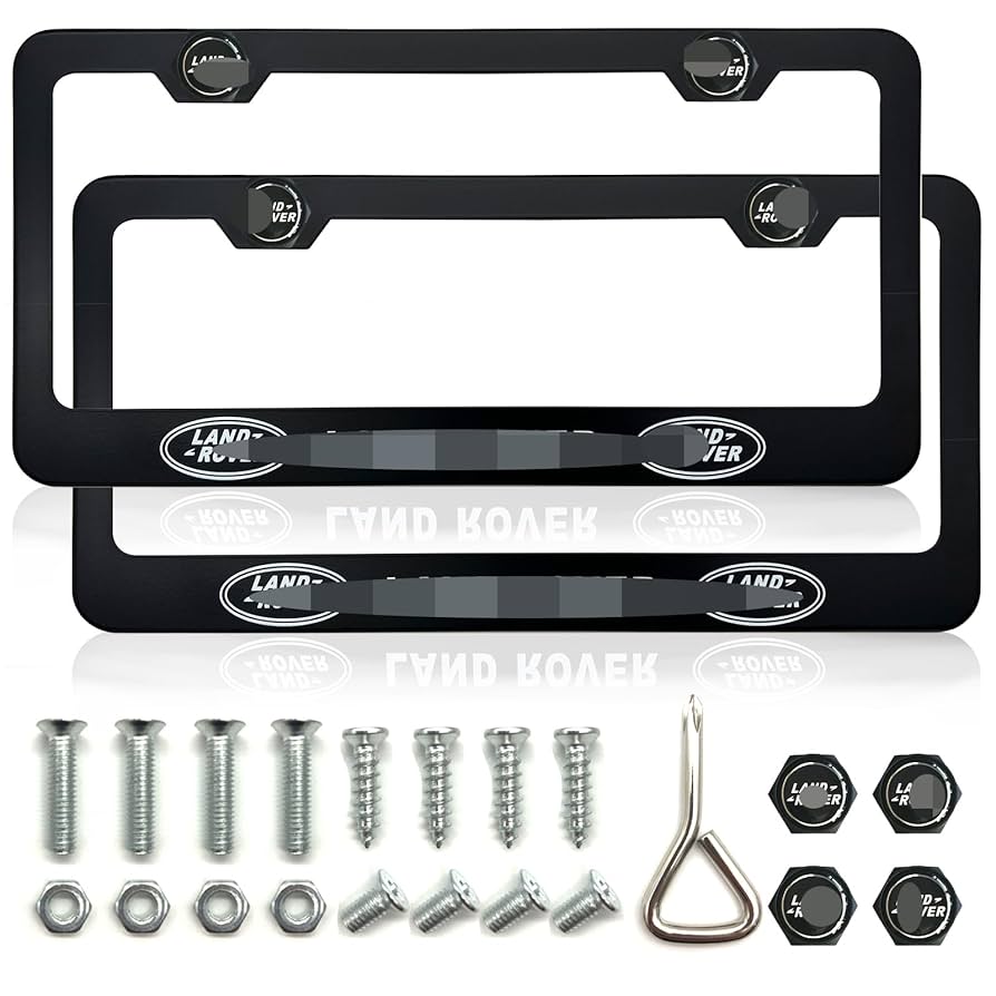 Amazon.co.jp: ランドローバー 高級ナンバープレートフレーム