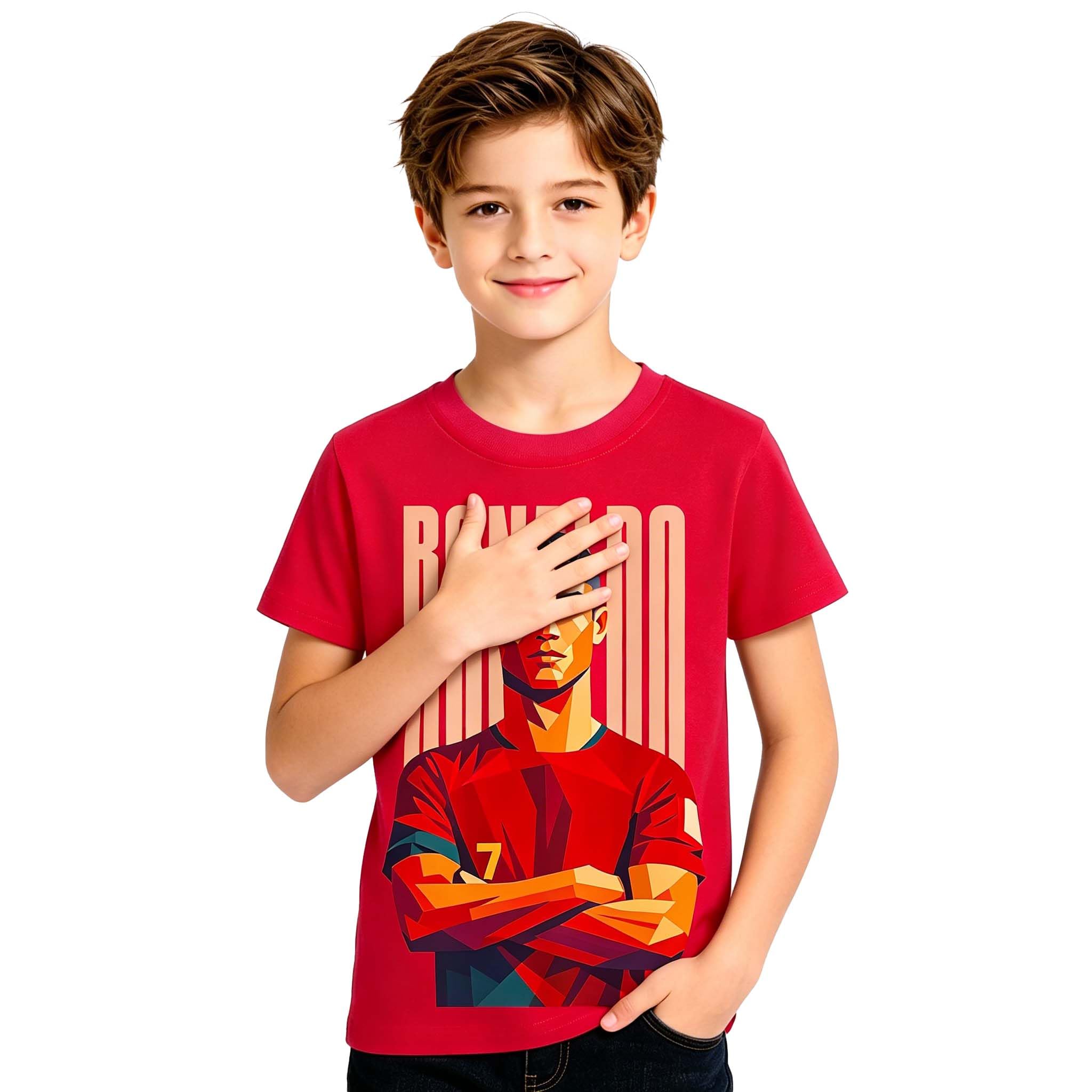 Boys Soccer Jersey Football Shirt Set Uniform Youth Sports Fans Outfits