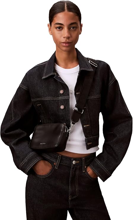 Calvin Klein WEBBING DOUBLE STRAP CAMERA BAG El Çantası Kadın