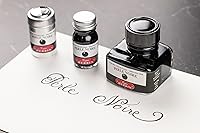 Vista 4 de Tinta para pluma estilográfica Herbin - Botella de 10 ml - Perle Noire