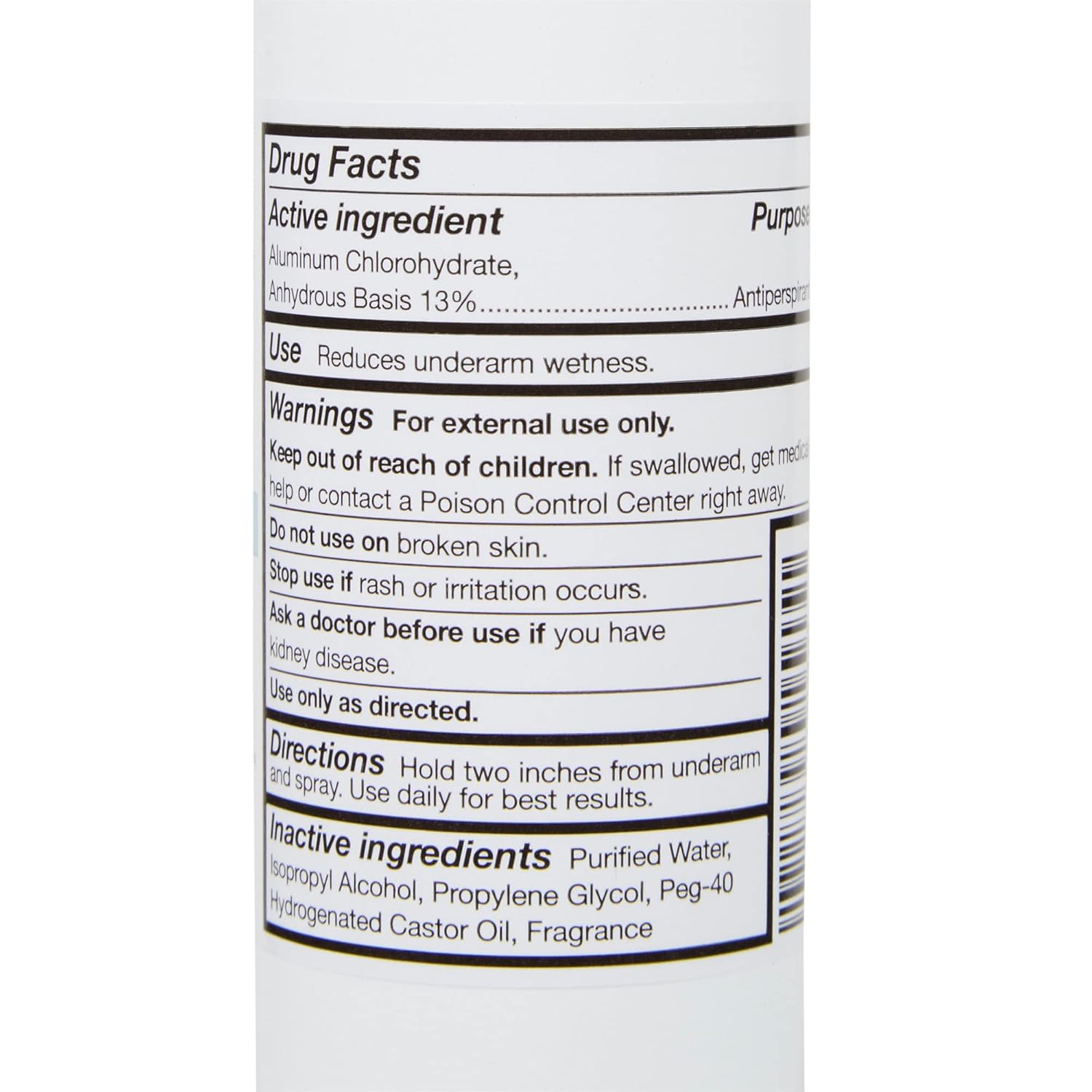 McKesson Anti-Perspirant Deodorant Spray, Fresh Scent, 4 oz, 48 Count