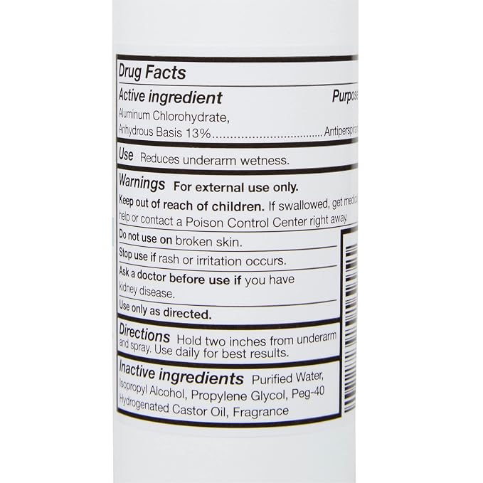 Desodorante antitranspirante McKesson spray 4 oz miniatura 7