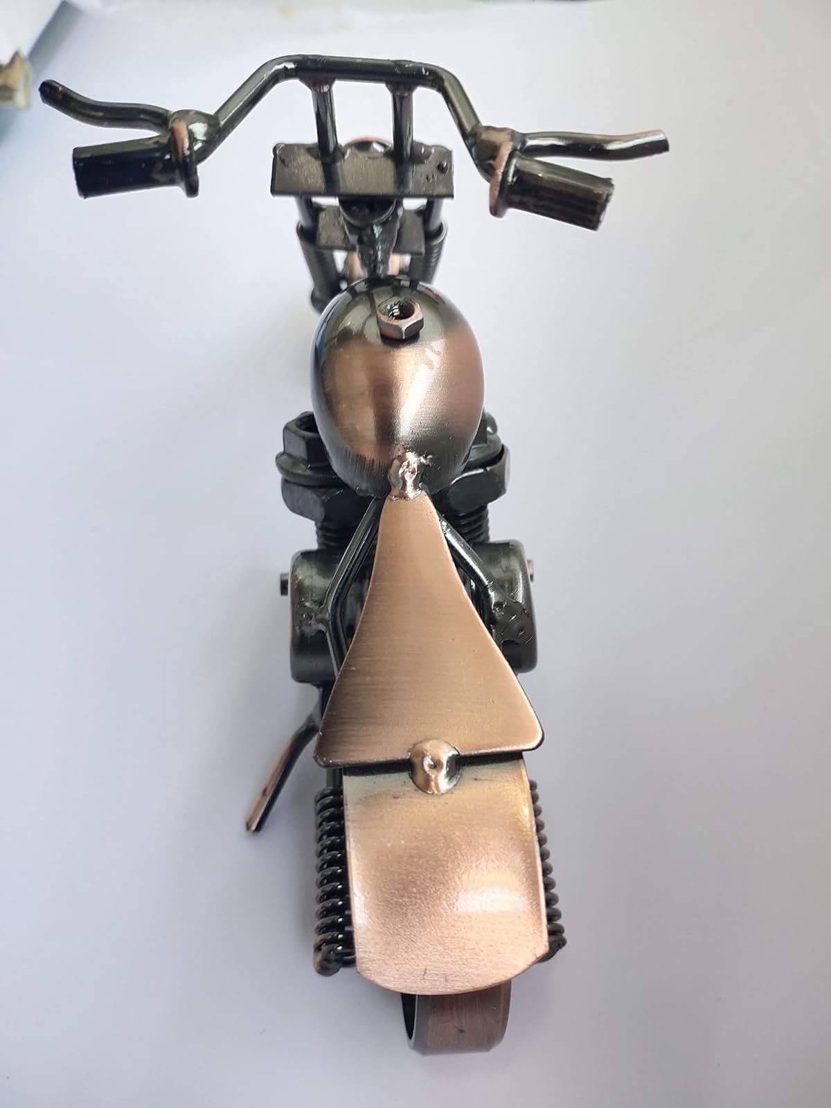 Qwick Click Antique Metal Decorative Bullet Bike Showpiece Office Home