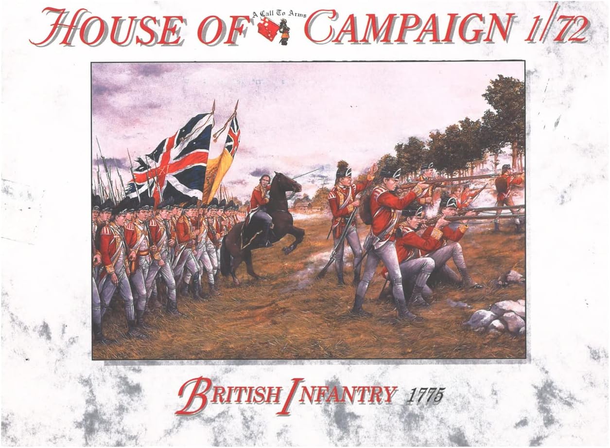 A Call To Arms #65 British Infantry 1775 1:72 Plastic Figures