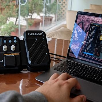 NUX MG-101 Multi Effects Pedal with 46 Effects, 25 Classic Amp Models, 512 Samples IR Resolution, 12 user-loadable IR slots, JAMPhrase Looper, Drum Machine, Metronome Function,