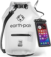 Vista 44 de Earth Pak Waterproof Dry Bag with Zippered Pocket - Waterproof Dry Bag Backpack Keeps Gear Dry