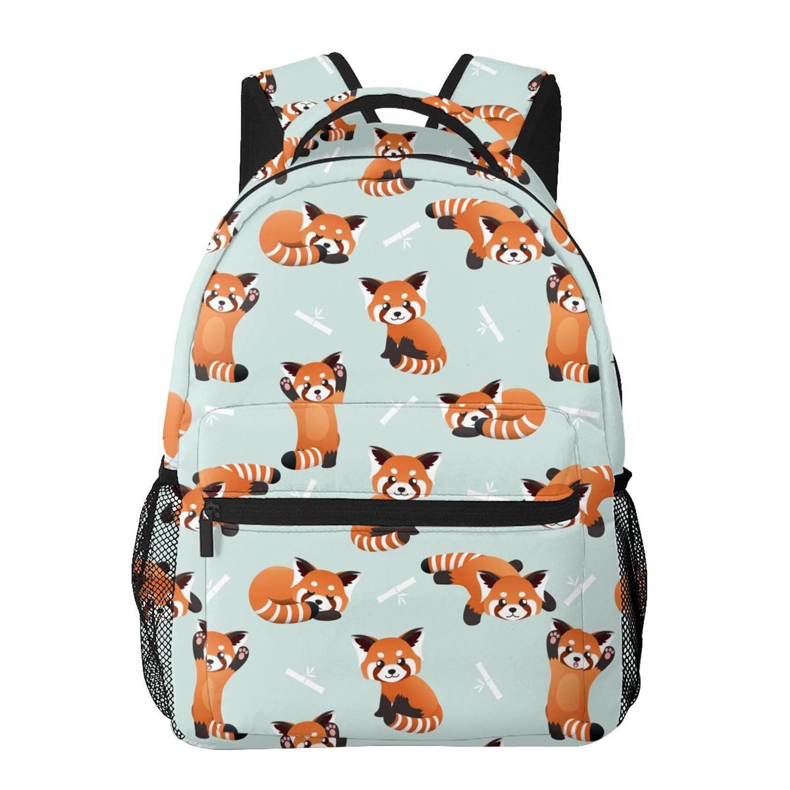 Cute Red Panda Backpack For School Laptop Bags Bookbag Big Casual Daypack For Student Girls Boys Kids Teens Travel Sports Work