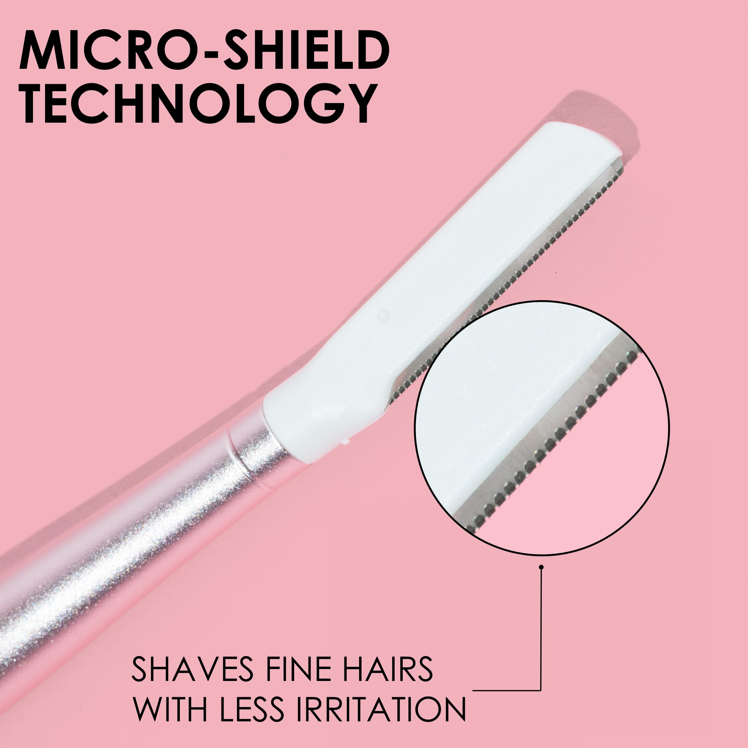 JAPONESQUE SKINTherapy Dermaplaning Facial Razor Replacement Head, Superior Japanese Blades for Precision Exfoliation and Hair Removal