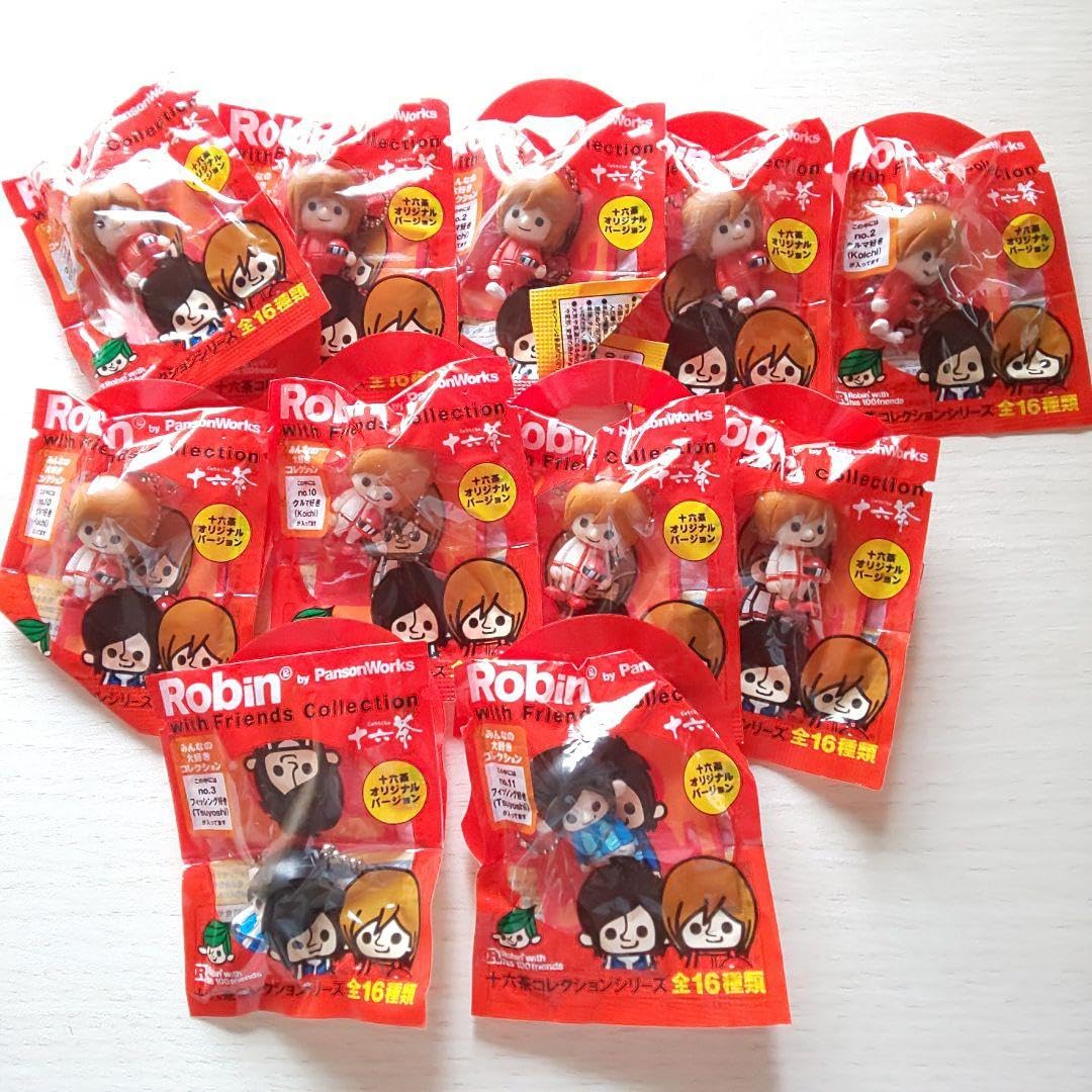 KinKi Kids - 非売品 KinKi Kids ロビン フィギュアコレクションキーチェーン全16種 KinKi Kids×ロビンくん｣コラボフィギュア Robin with Friends