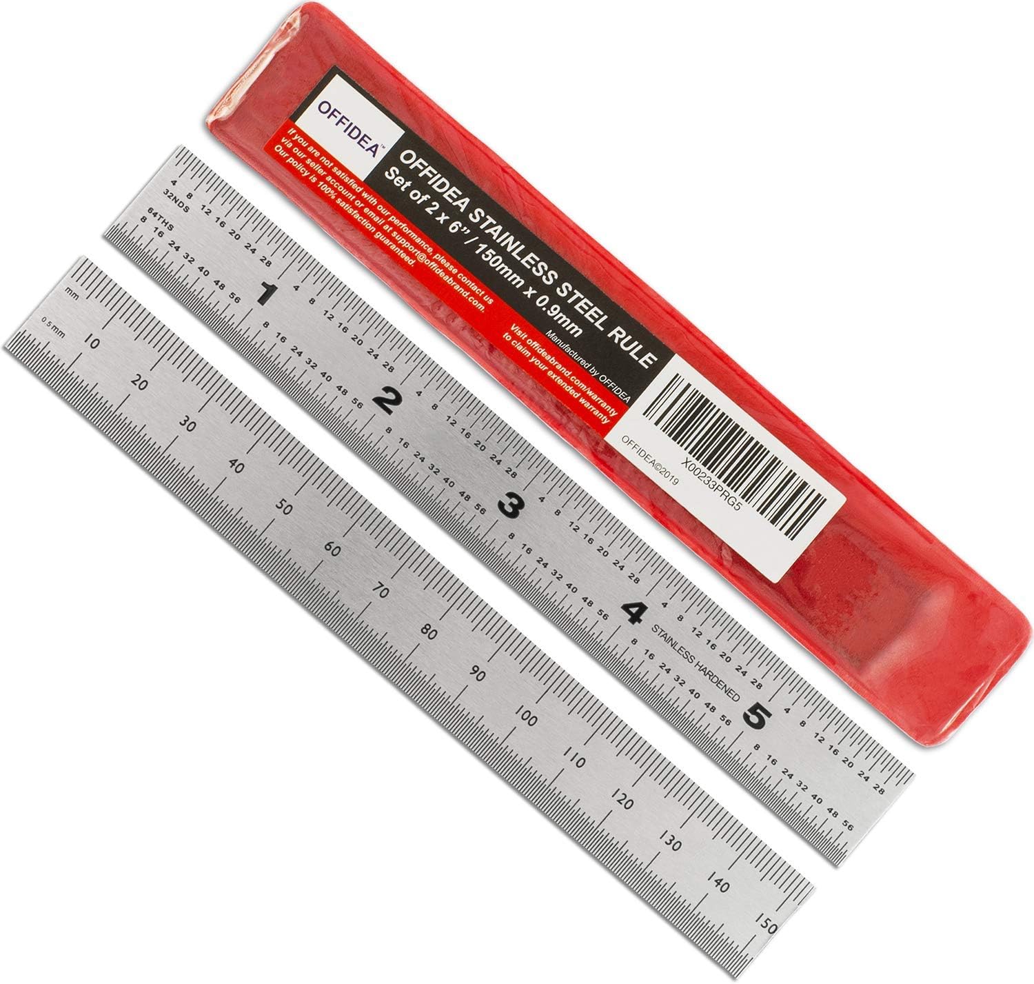 Amazon Com Offidea Machinist Ruler 6 Inch 2 Pack Rigid Stainless Steel Ruler With Inch Metric Graduations 1 64 1 32 Mm And 5 Mm 6 Inch Ruler Metric Ruler Metal Rulers Amazon Com Offidea Machinist Ruler 6 Inch 2 Pack Rigid Stainless Steel Ruler With Inch Metric Graduations 1 64 1 32 Mm And 5 Mm 6 Inch Ruler Metric Ruler Metal Rulers