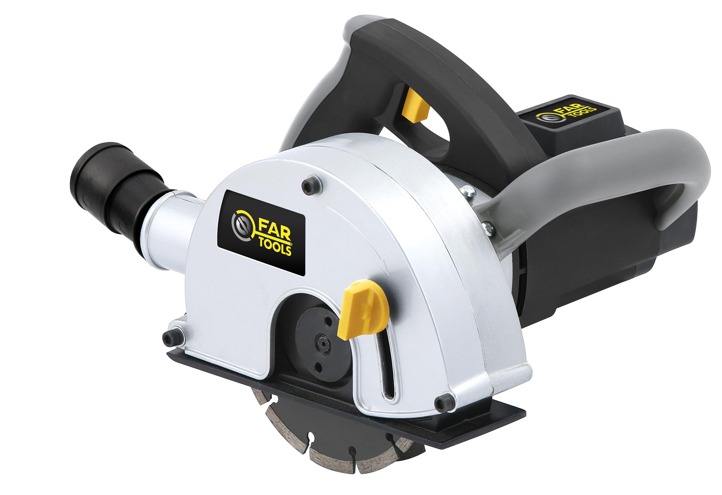 Fartools Rainureuse 1700W, 2 disques diamant béton Ø150mm, 4000tr/min, 14/19/29mm, 40mm