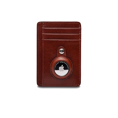 Bosca Old Leather Airtag Seven Pocket ID Card Case Men