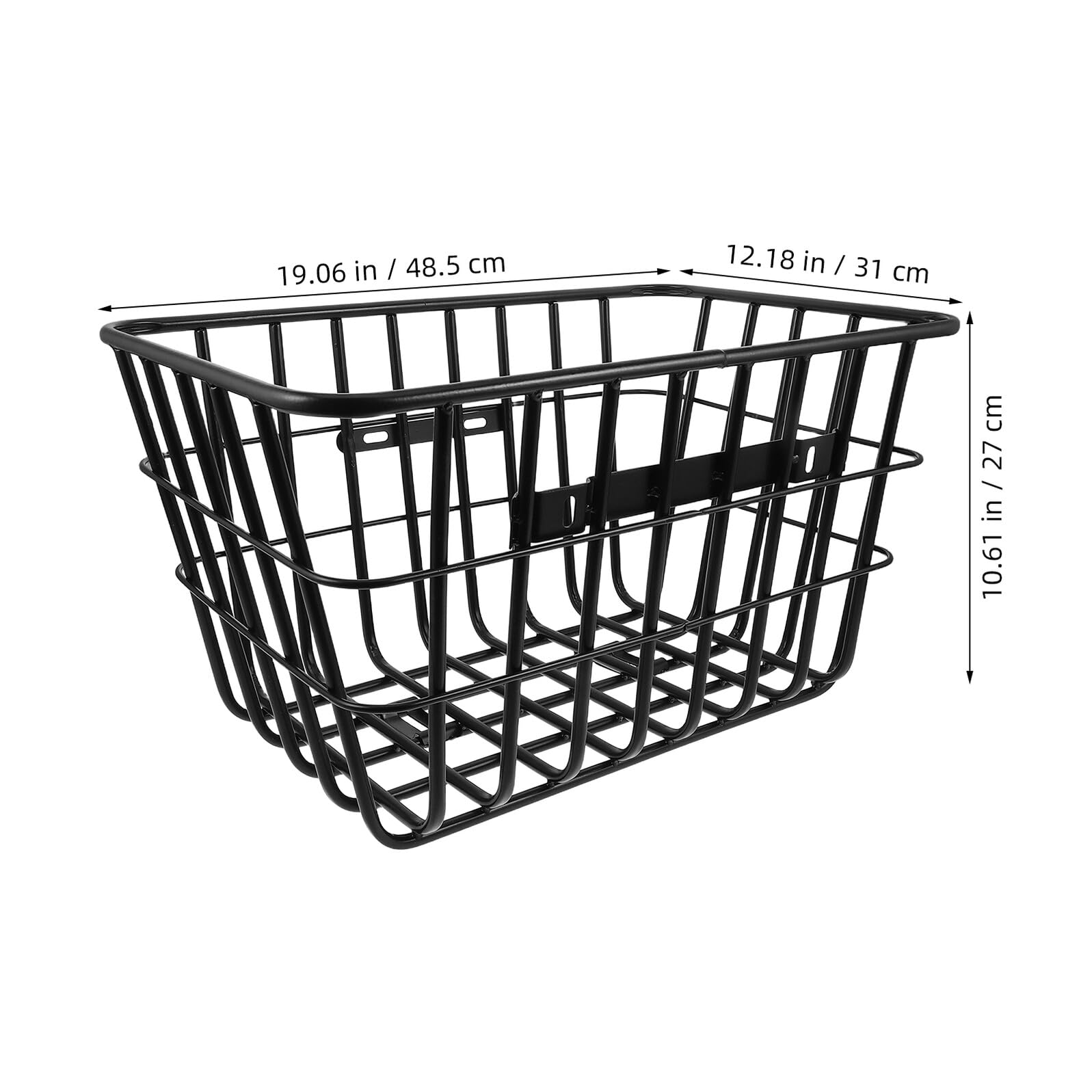 Toddmomy Cesta Delantera para Bicicleta Cesta Metálica para Accesorios Almacenamiento Ligero para Libros Comestibles Viajes Cortos Triciclos Infantiles