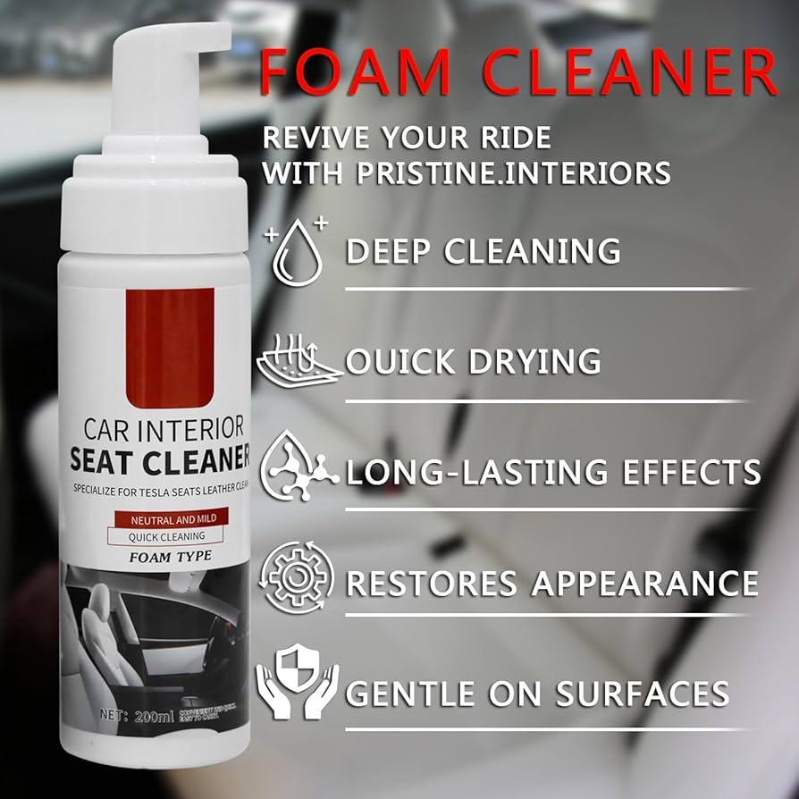 Amazon.com: TOPABYTE Interior Cleaner for Tesla White & Black